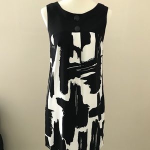 Black & White Shift Dress